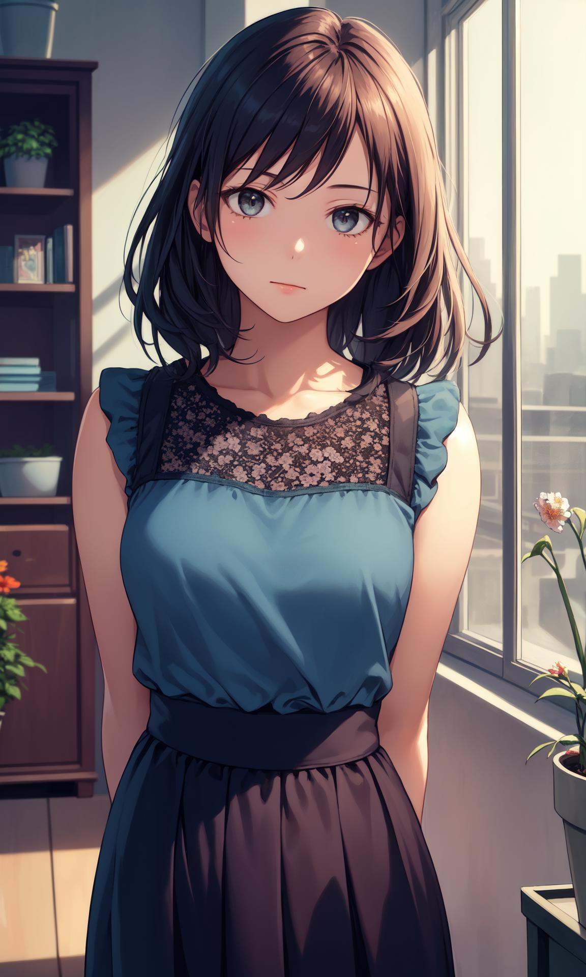 1girl,  solo,  standing on Tensor.Art