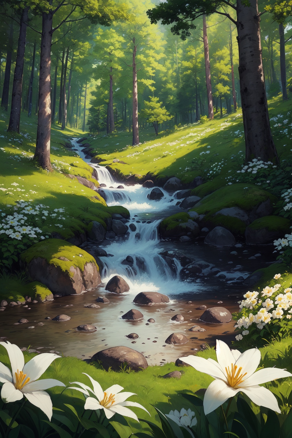 outdoors,  forest,  nature on Tensor.Art