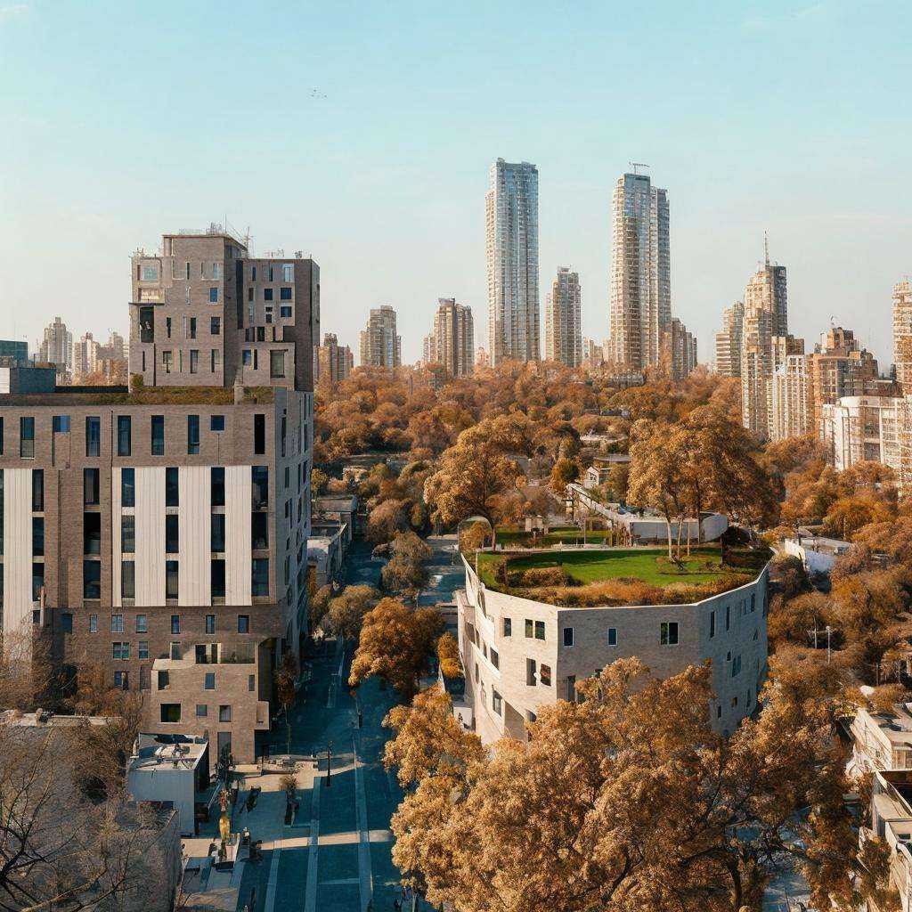 masterpieces, best quality, white_building,architecture, bare_tree, building, city, cityscape, day, gradient, gradient_background, house, outdoors, scenery, sky, skyline, skyscraper, street, tree ,best quality, lb2cc, 