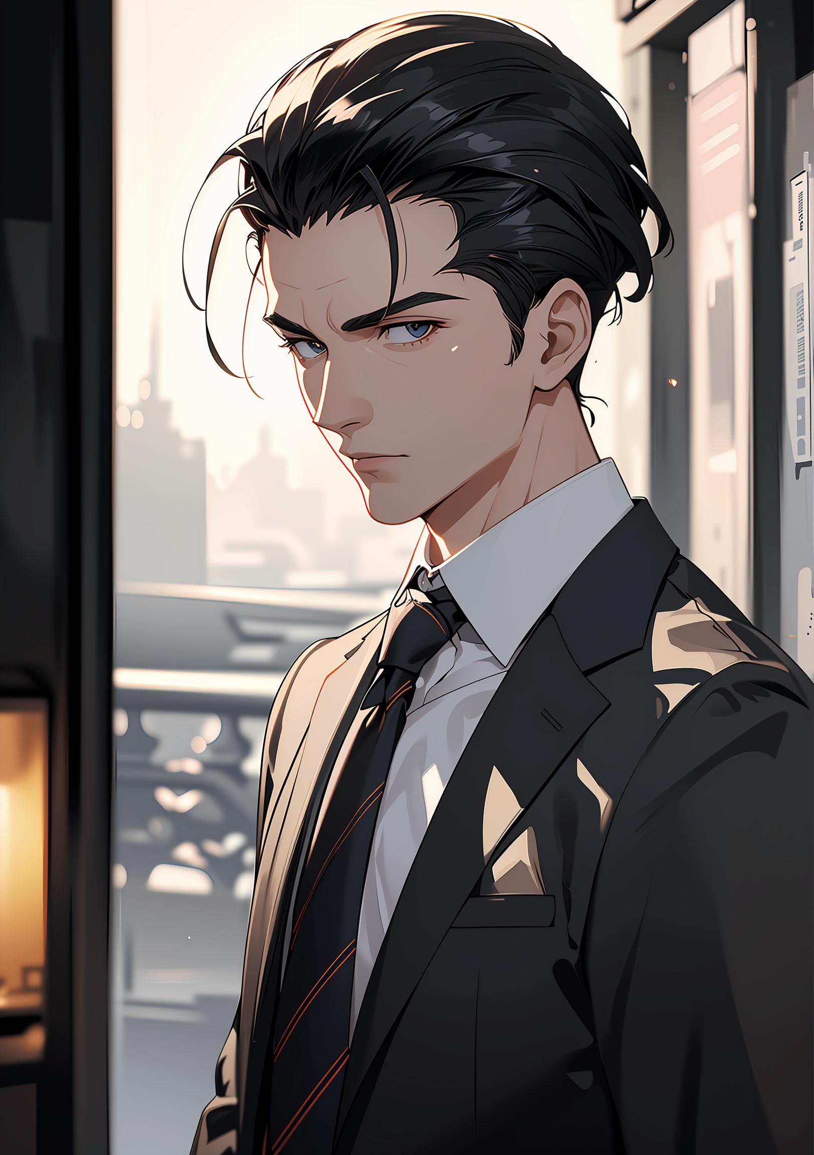 (anime),  (masterpiece),  ((extremely detailed 8k illustration)) on Tensor.Art