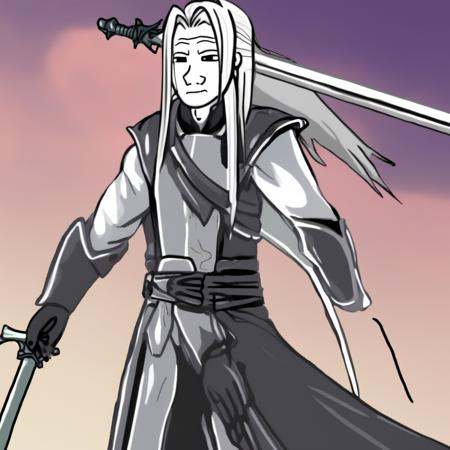Sephiroth,  wojak on Tensor.Art