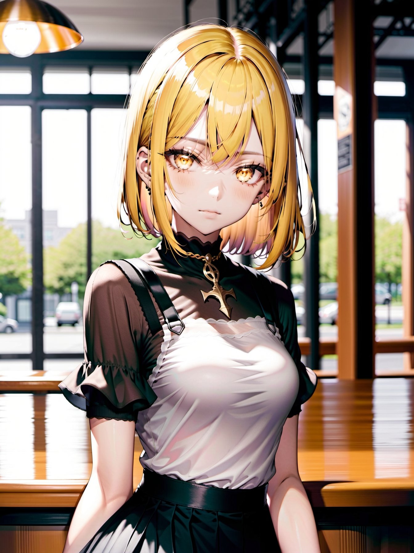 SimplePositiveXLv1,  1girl,  yellow hair on Tensor.Art