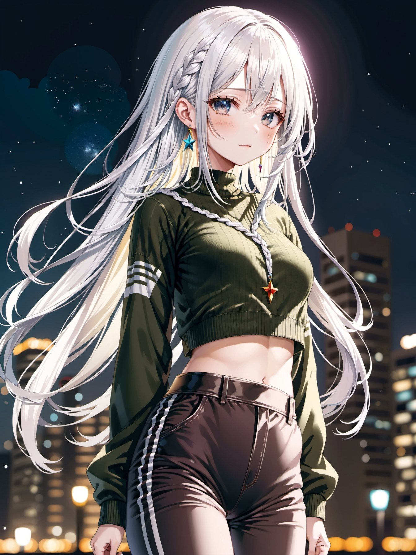 1girl,  garment,  new ground nighttime on Tensor.Art