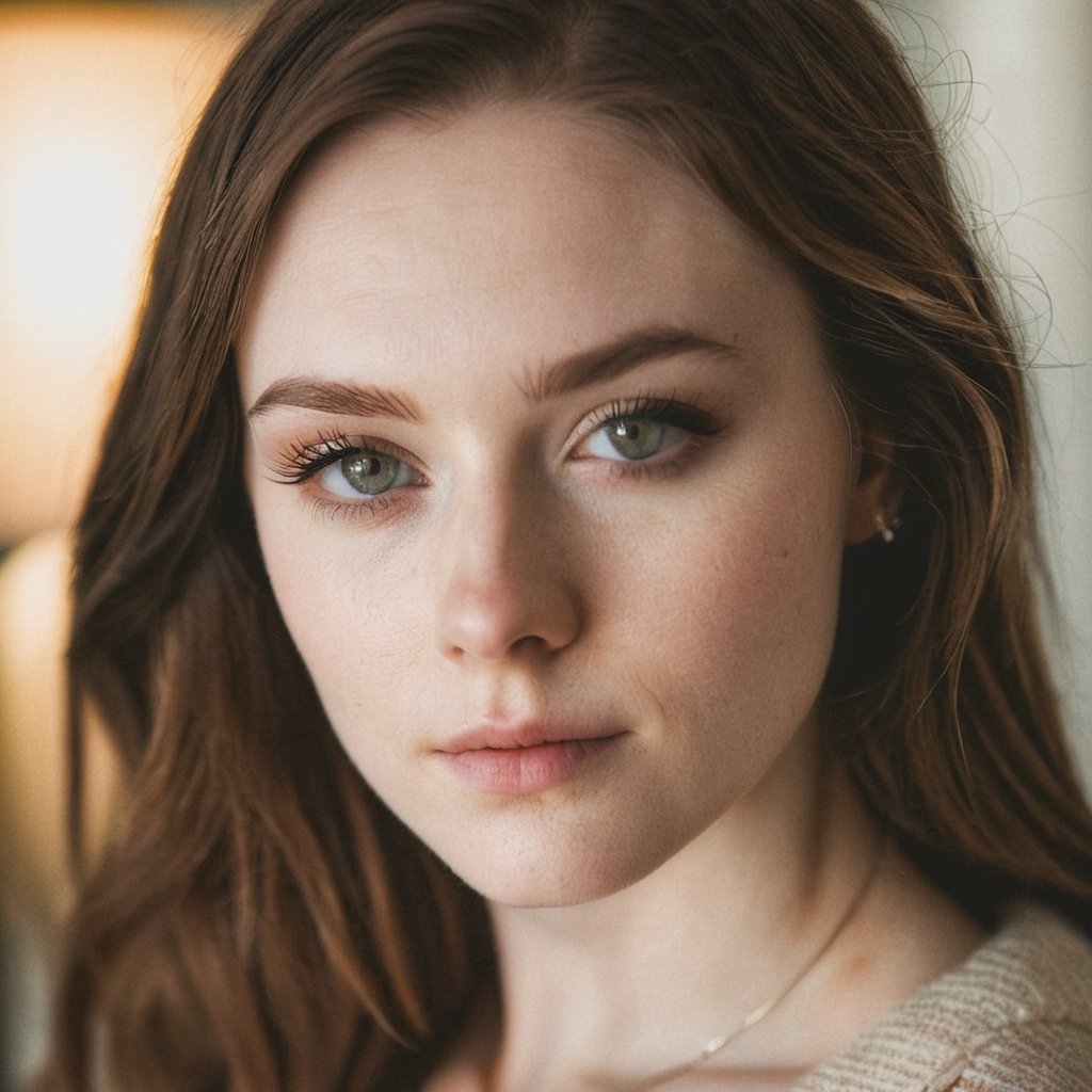 instagram photo,  closeup face photo of 23 y.o Chloe,  pale skin on Tensor.Art