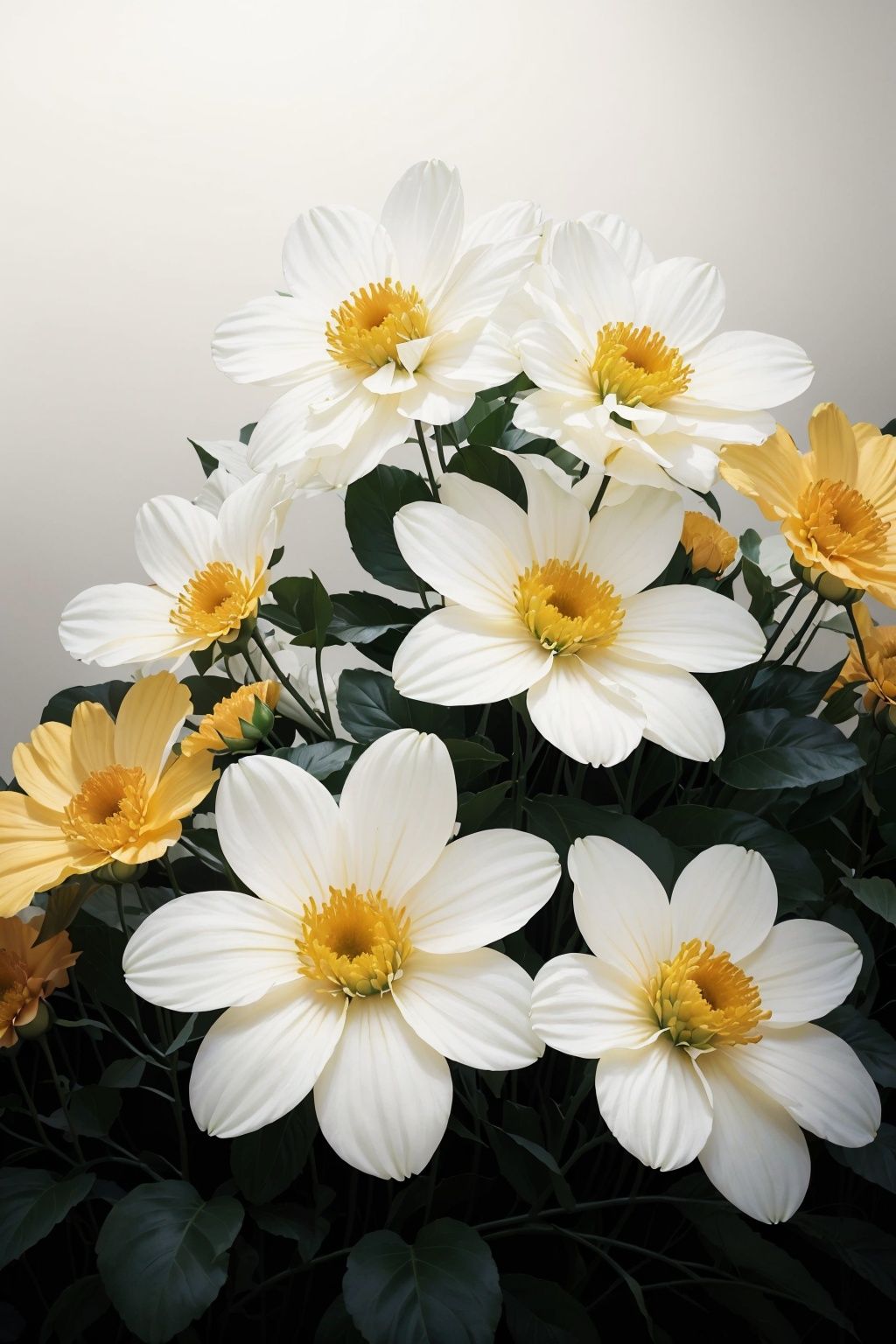  Huge flowers,( There are no humans.: 1.8）,(Nobody: 1.5) ,Only flowers,It's all flowers