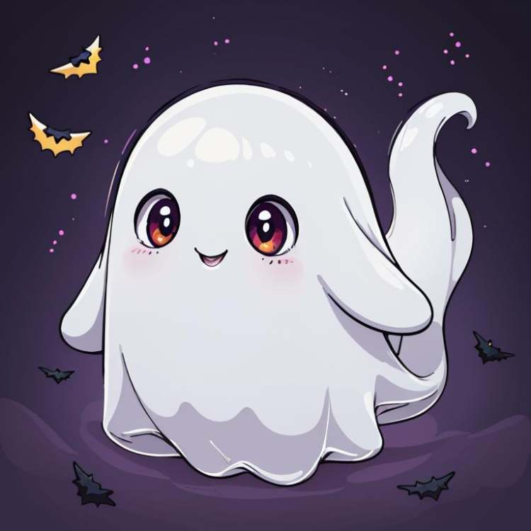 Cute Ghost by Citron Legacy on Tensor.Art