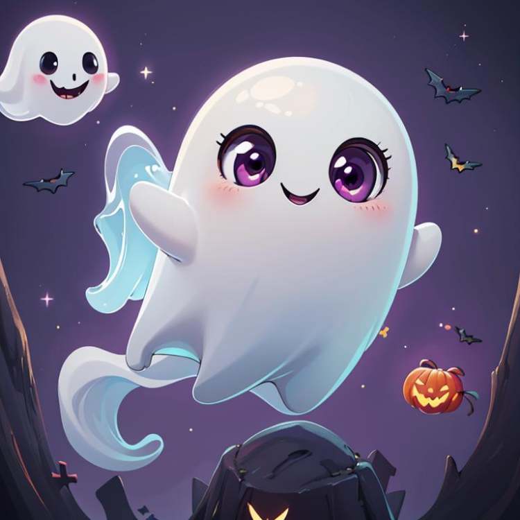 Cute Ghost by Citron Legacy on Tensor.Art