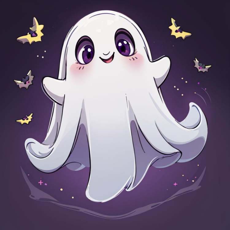 Cute Ghost by Citron Legacy on Tensor.Art