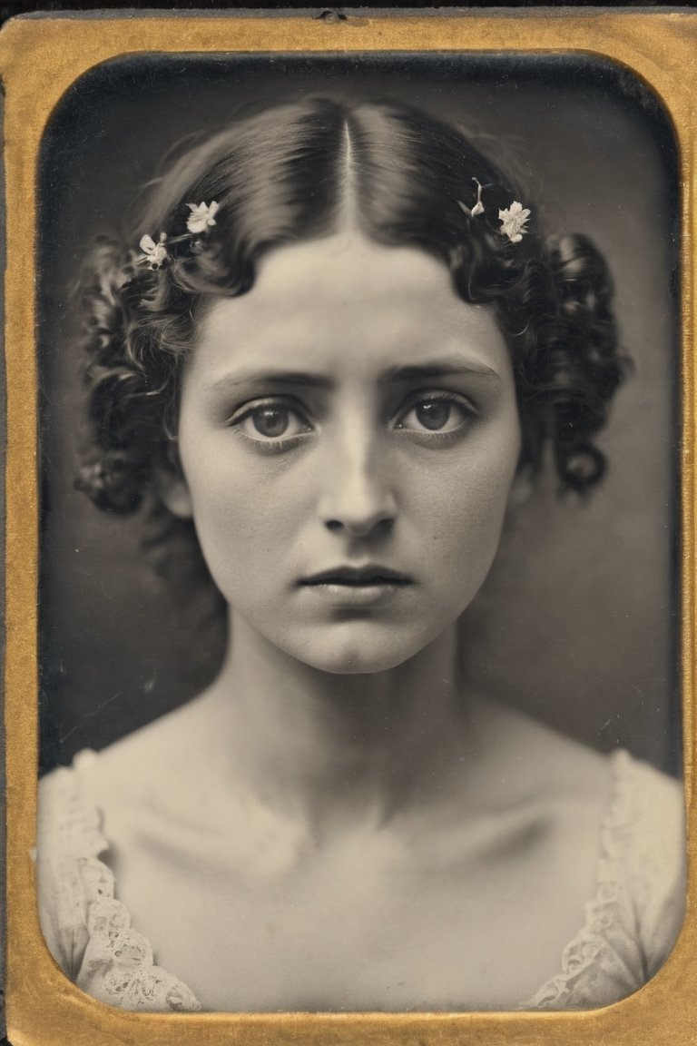 antique genuine daguerreotype,  Aggravated Mind-Bending "Spring and Mind",  deep focus on Tensor.Art