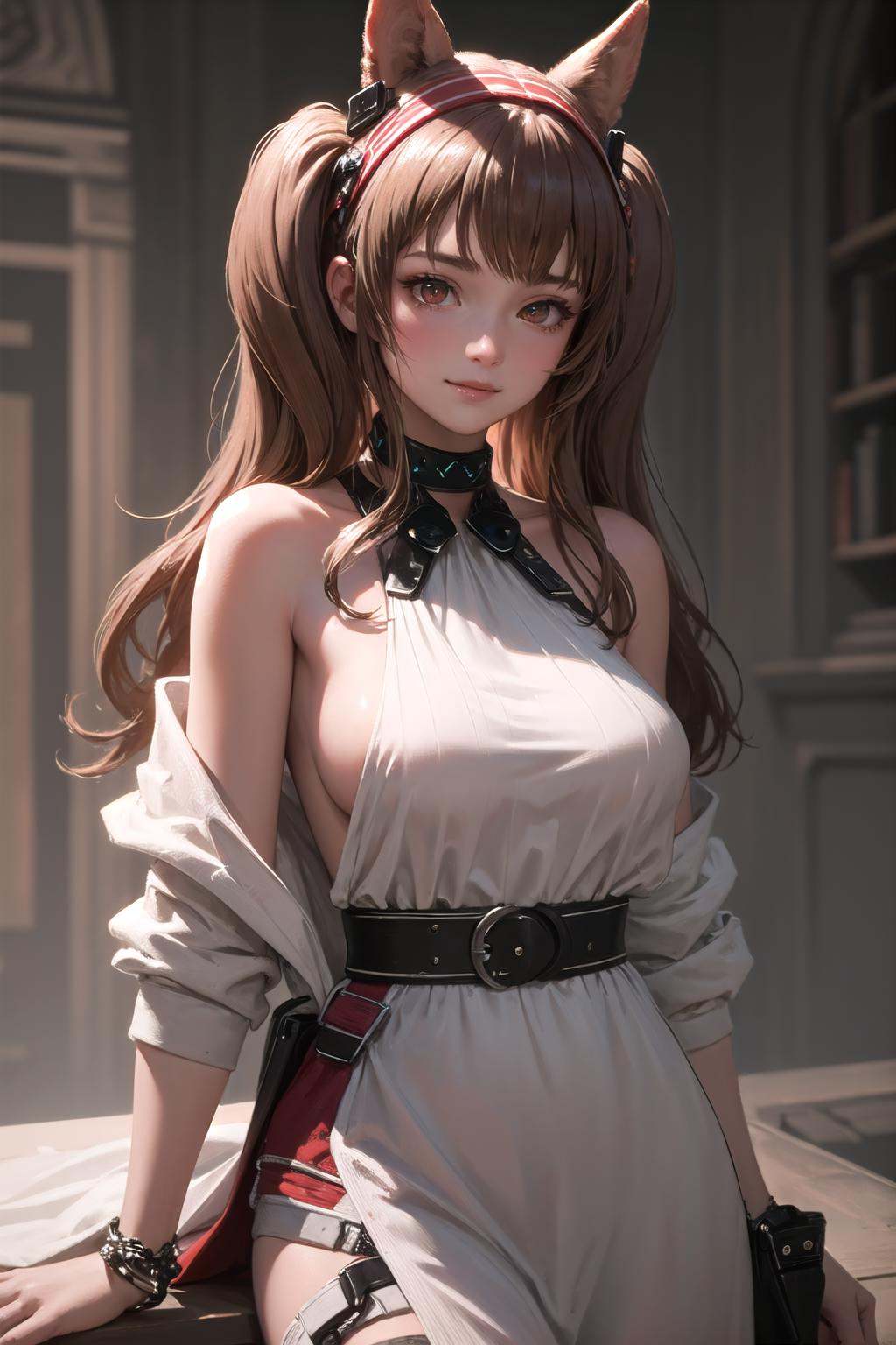 1girl,  solo,  light smile on Tensor.Art