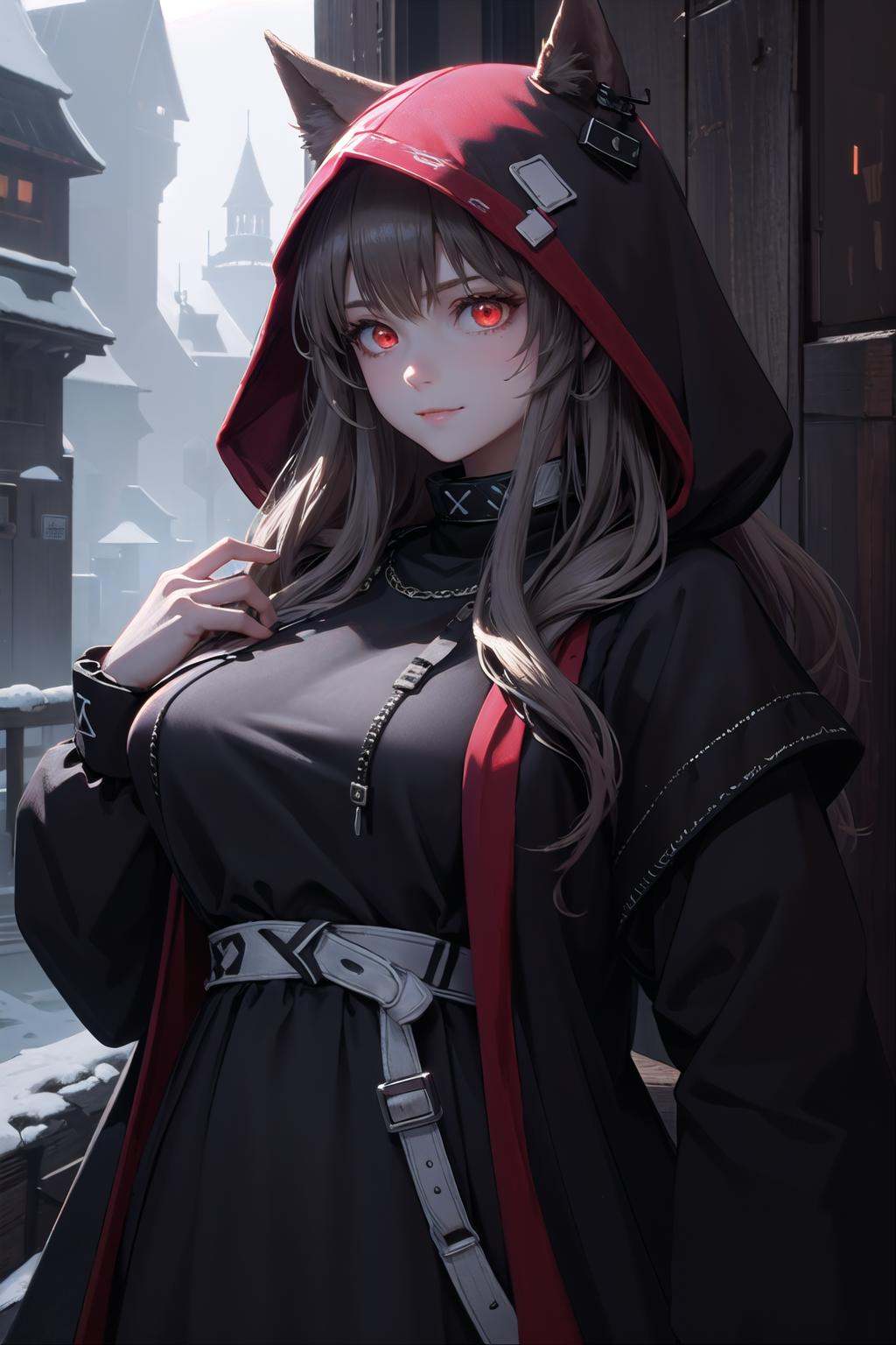 1girl,  solo,  light smile on Tensor.Art
