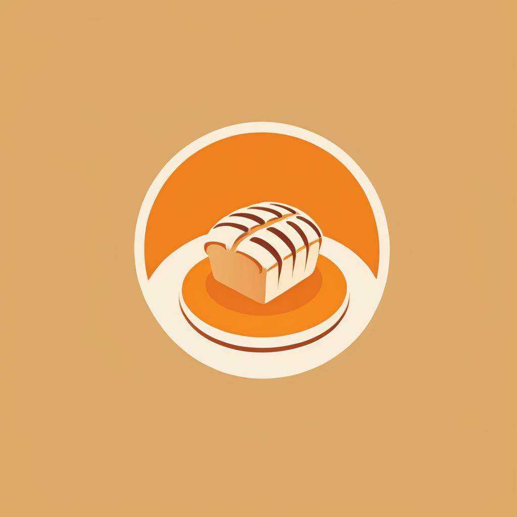 logo,A logo for a bakery, freshly baked bread, warm colors (orange, yellow), no text, minimalist,,LogoRedAF,<lora:LogoRedmondV2-Logo-LogoRedmAF:1>