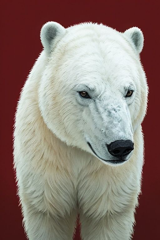 absurdres,absurdres,realistic,<lora:polar bear:0.5>,polar bear,solo,