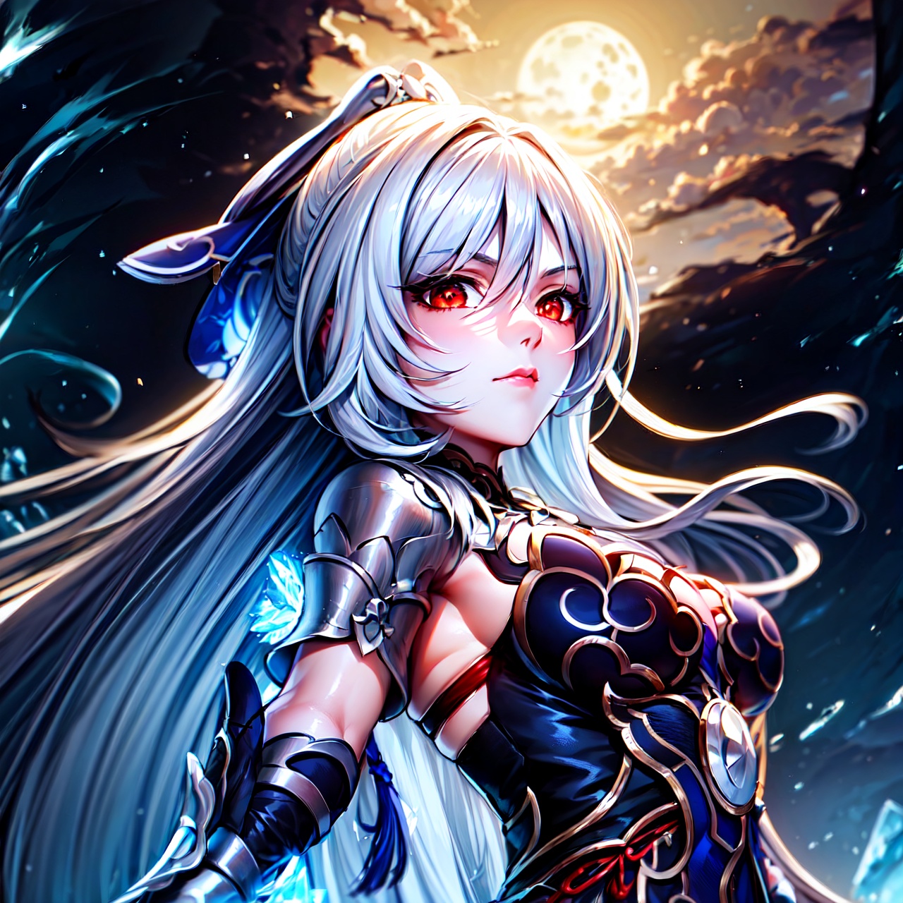 Jingliu,  HSR,  Red eyes on Tensor.Art