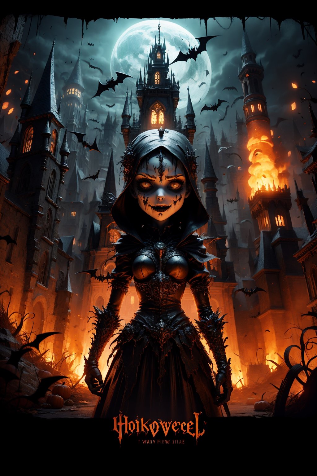 Poster,  English text,  embers on Tensor.Art