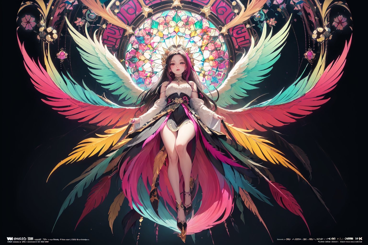 one girl,  angel Descending, on Tensor.Art