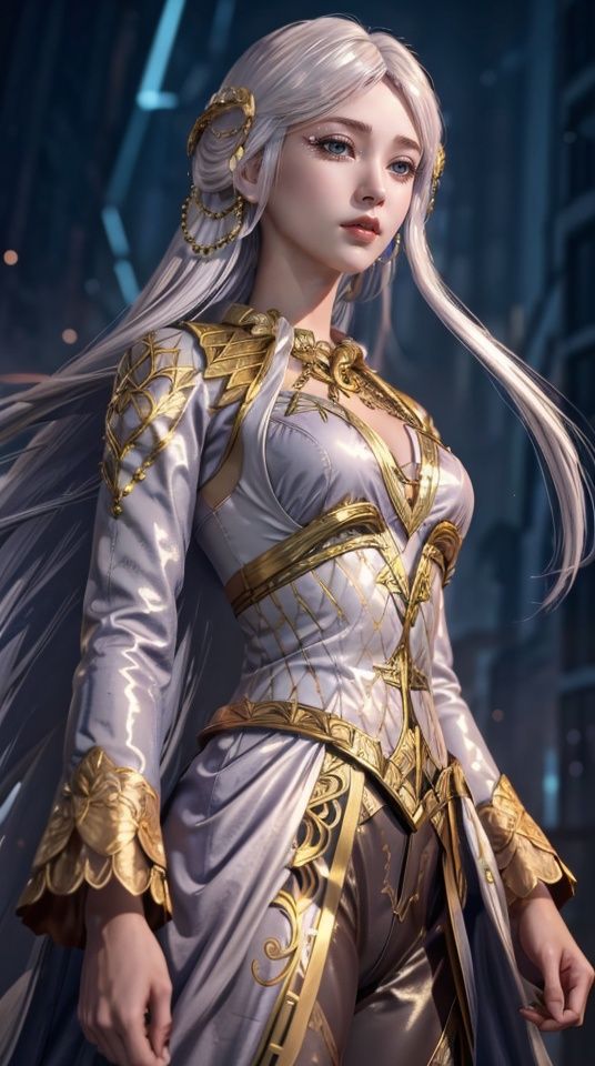 A girl,White hair,Simple background,,<lora:2c8aa153ace4345df7ca41652b30275c110a66583574850f14758889c7ba837c:0.6>