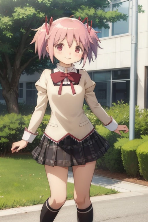 1girl,  solo,  madoka on Tensor.Art