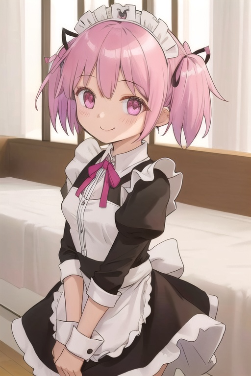 ((maid_headdress)),  smile,  (maid on Tensor.Art