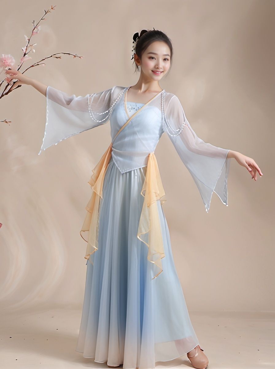  best quality,highly detailed,dancing ,
dancedress, smile ,full body,headwear, see_through, Palace , indoor,Chinese architecture, dancedress