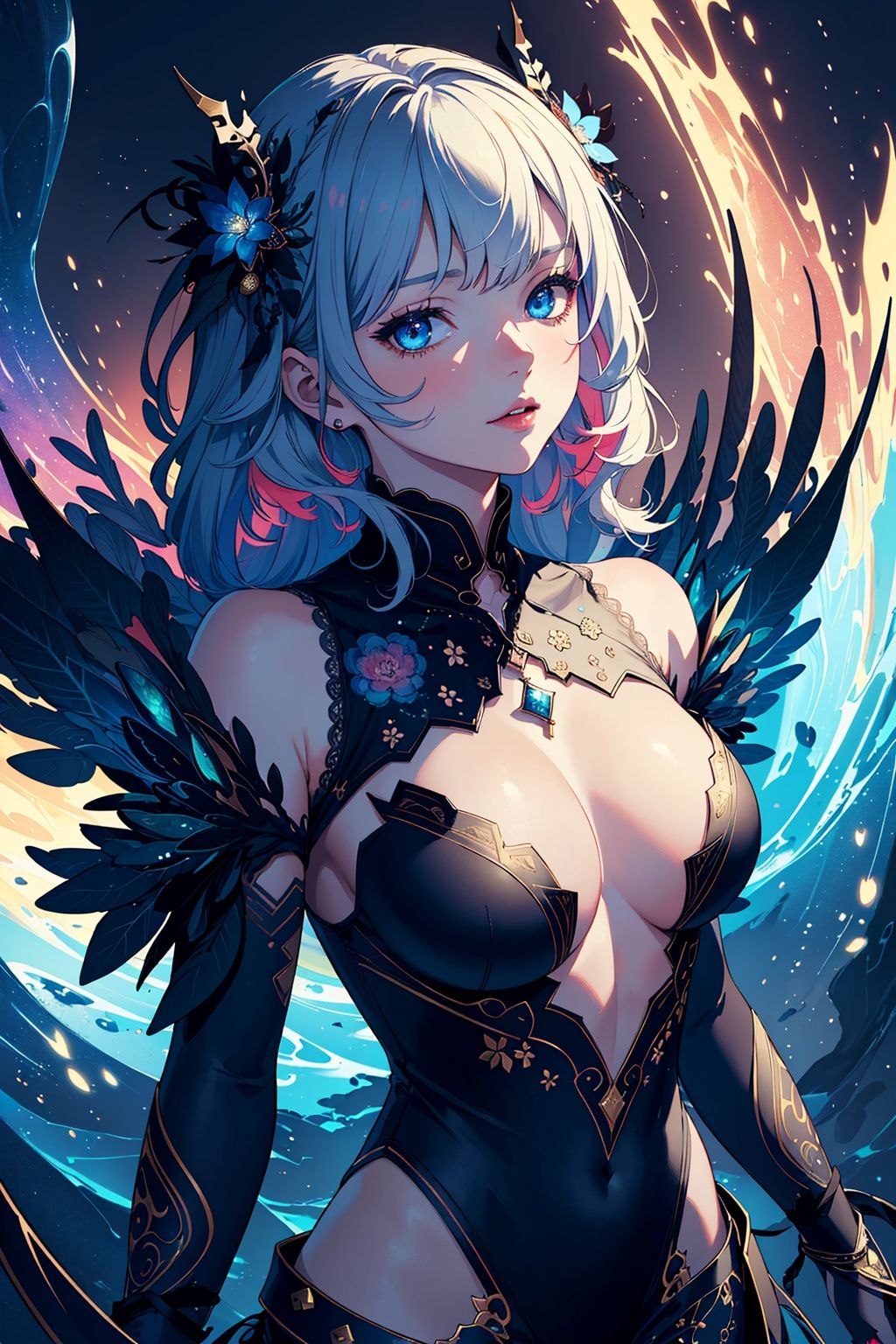 (1girl),  extreme detailed,  colorful on Tensor.Art