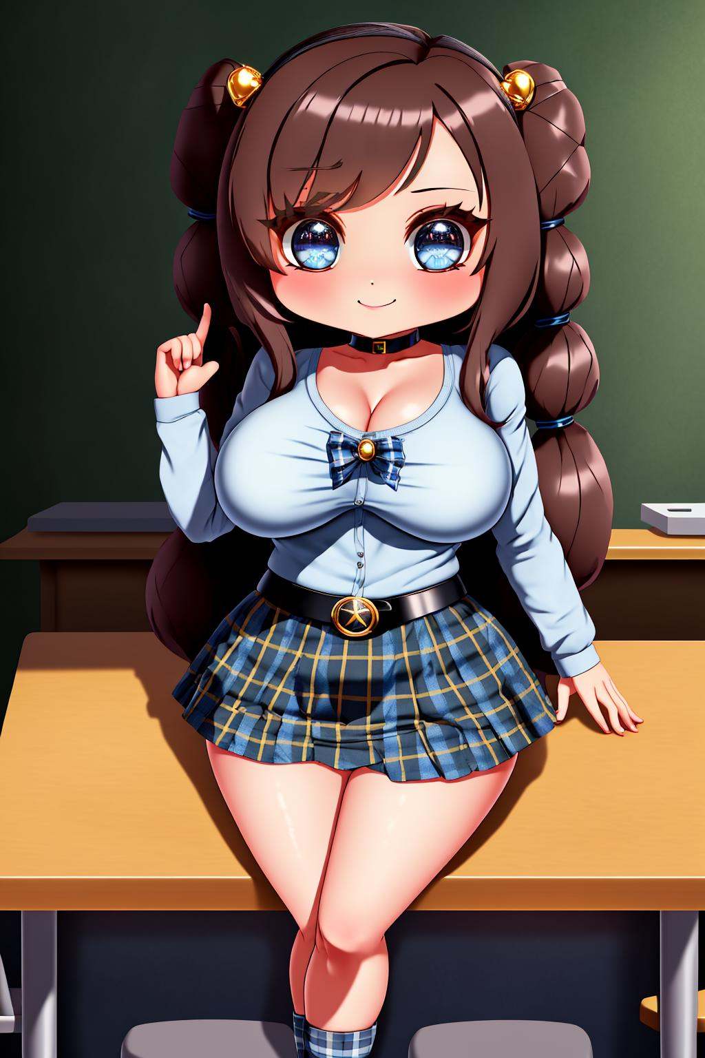 (((chibi,  large breasts))),  masterpiece on Tensor.Art