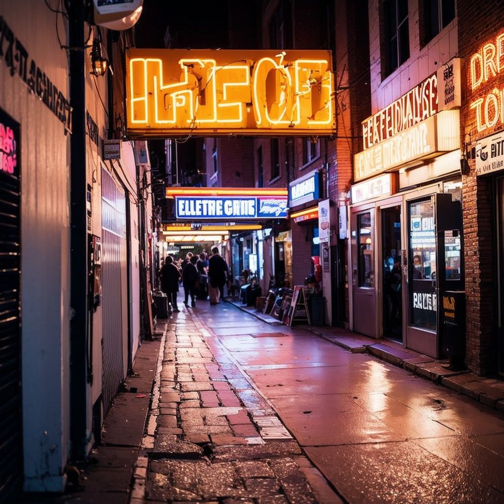 nhxc,  neon lights,  scenery by 叶绿体 on Tensor.Art