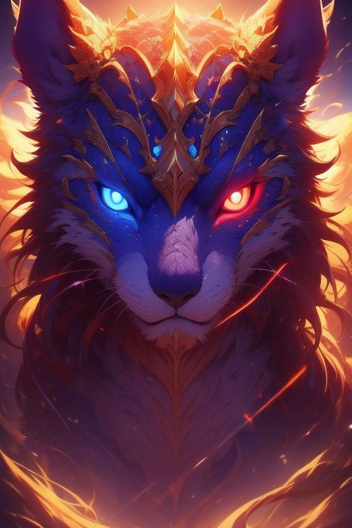 (best quality,4k,8k,highres,masterpiece:1.2),studio lighting,ultra-fine painting,extreme detailed,divine beast,glowing,glowing eyes,<lora:DivineBeast:1>,