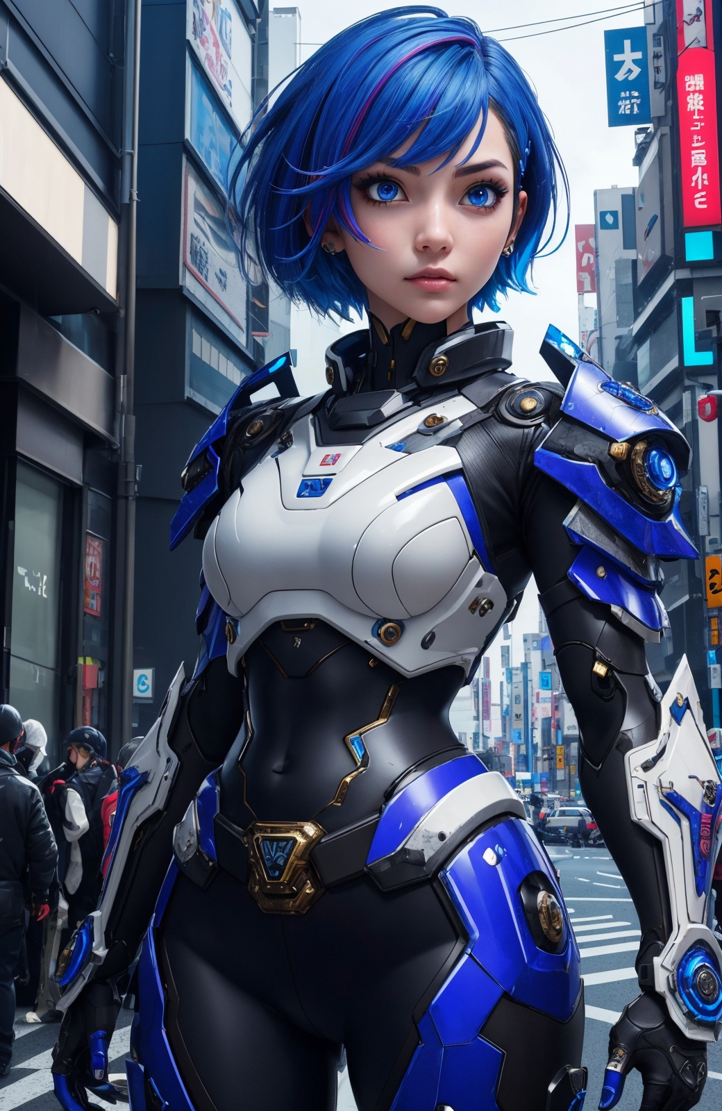 1girl,  cyberpunk,  futuristic on Tensor.Art