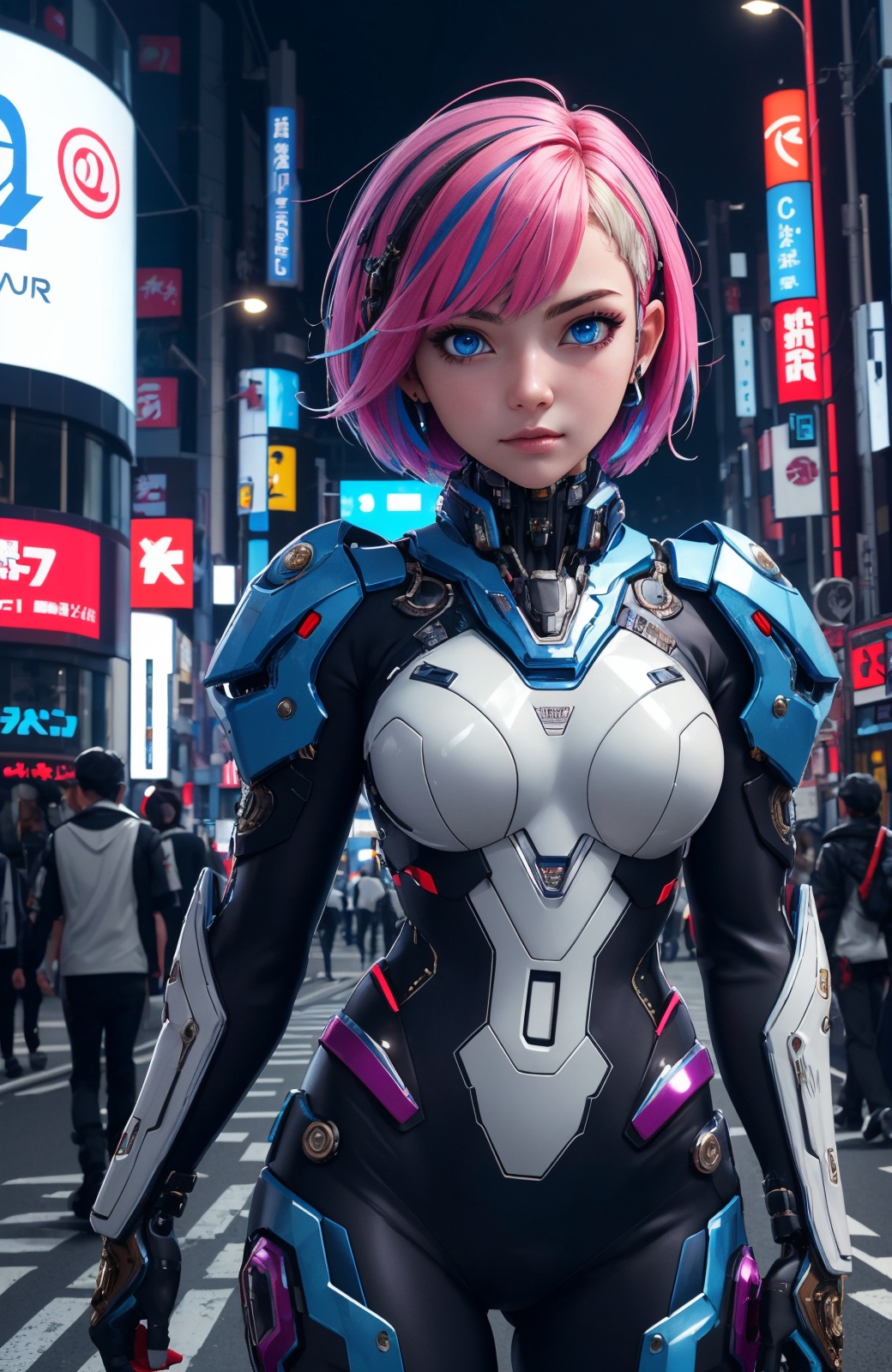 1girl,  cyberpunk,  futuristic on Tensor.Art