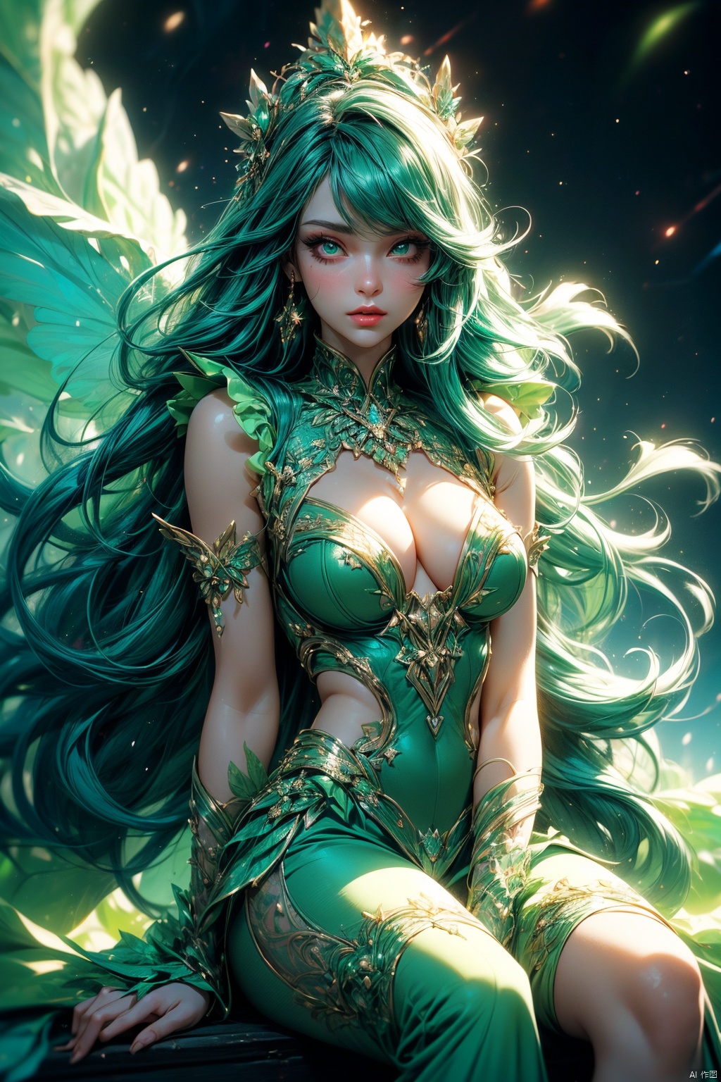 4K Ultra HD,  Masterpiece,  A girl with a magical aura on Tensor.Art