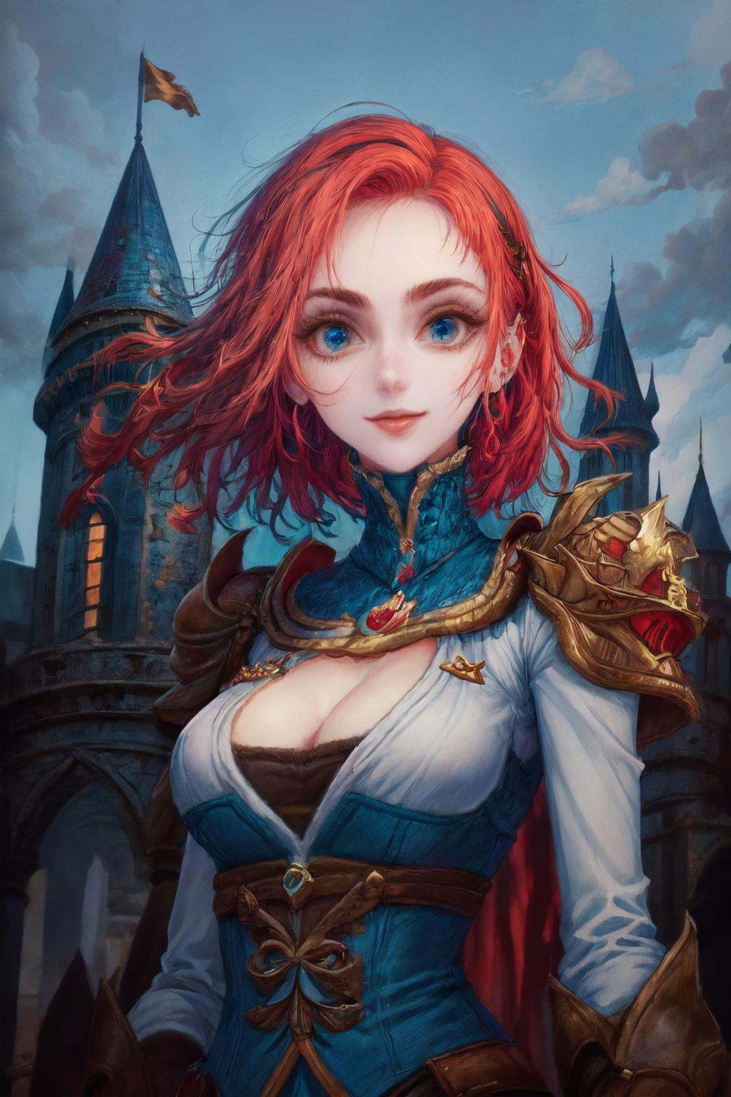 1girl,  solo,  looking at viewer on Tensor.Art