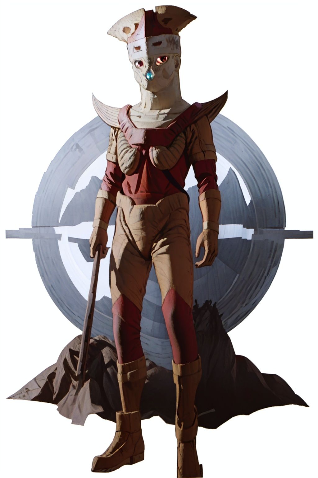 (masterpiece:1.3), (the best quality:1.2), (super fine illustrations:1.2), (Masterpiece), high quality, high detail,((white background:1.2)), looking at viewer, (SOLO:1.4),outline,,simple background,monster,breastplate,shoulder armor,cover,mask,helmet,spikes,armor,horns,logo