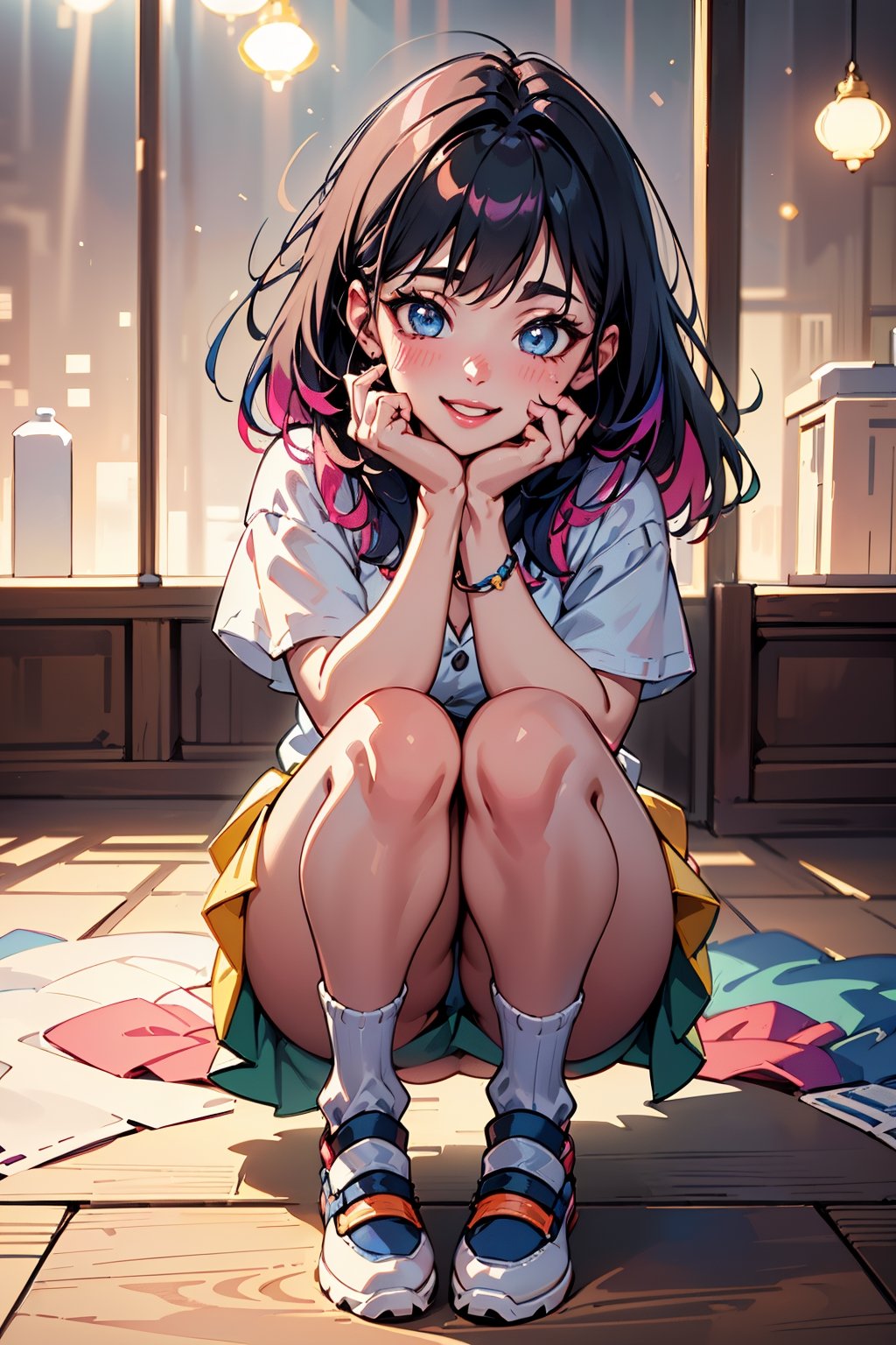 ultra-detailed,  Cute girl,  smiling on Tensor.Art
