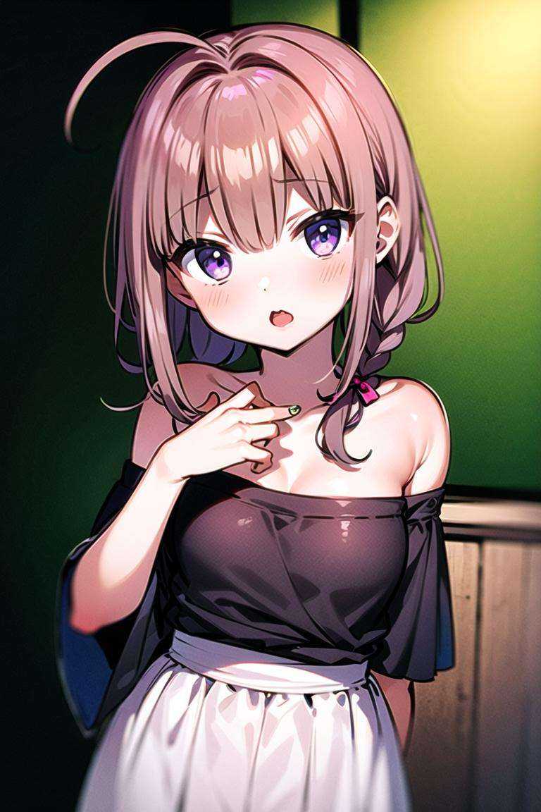 Tsube Hana,  1girl,  side braid on Tensor.Art