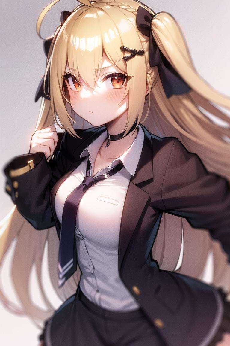 1girl,  blonde hair,  two side up on Tensor.Art