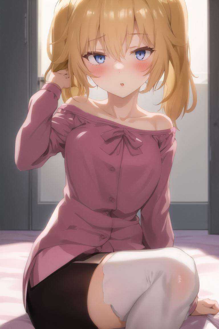 1girl,  blonde hair,  twintails on Tensor.Art