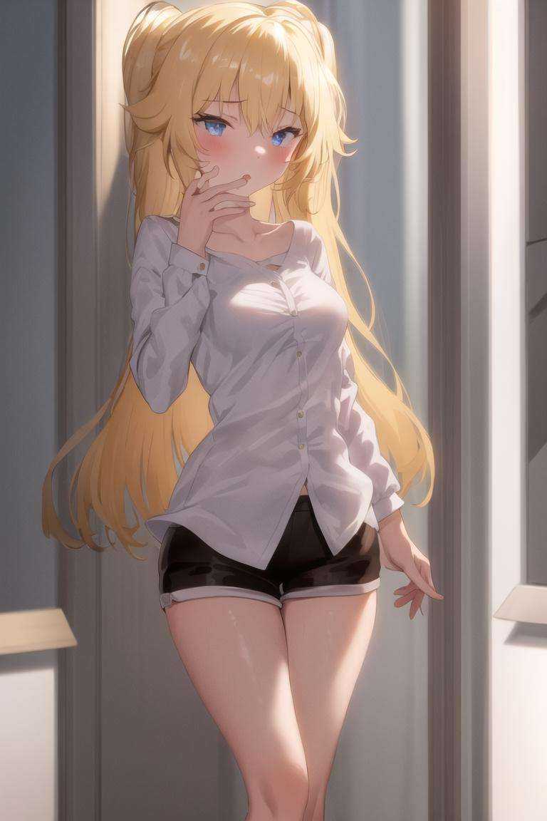 1girl,  blonde hair,  long hair on Tensor.Art