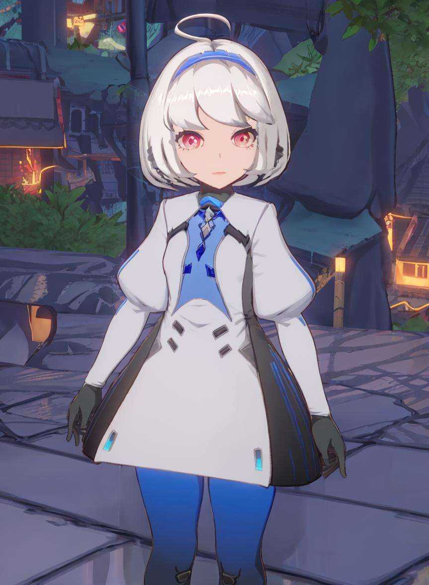 1girl,  ahoge,  android on Tensor.Art