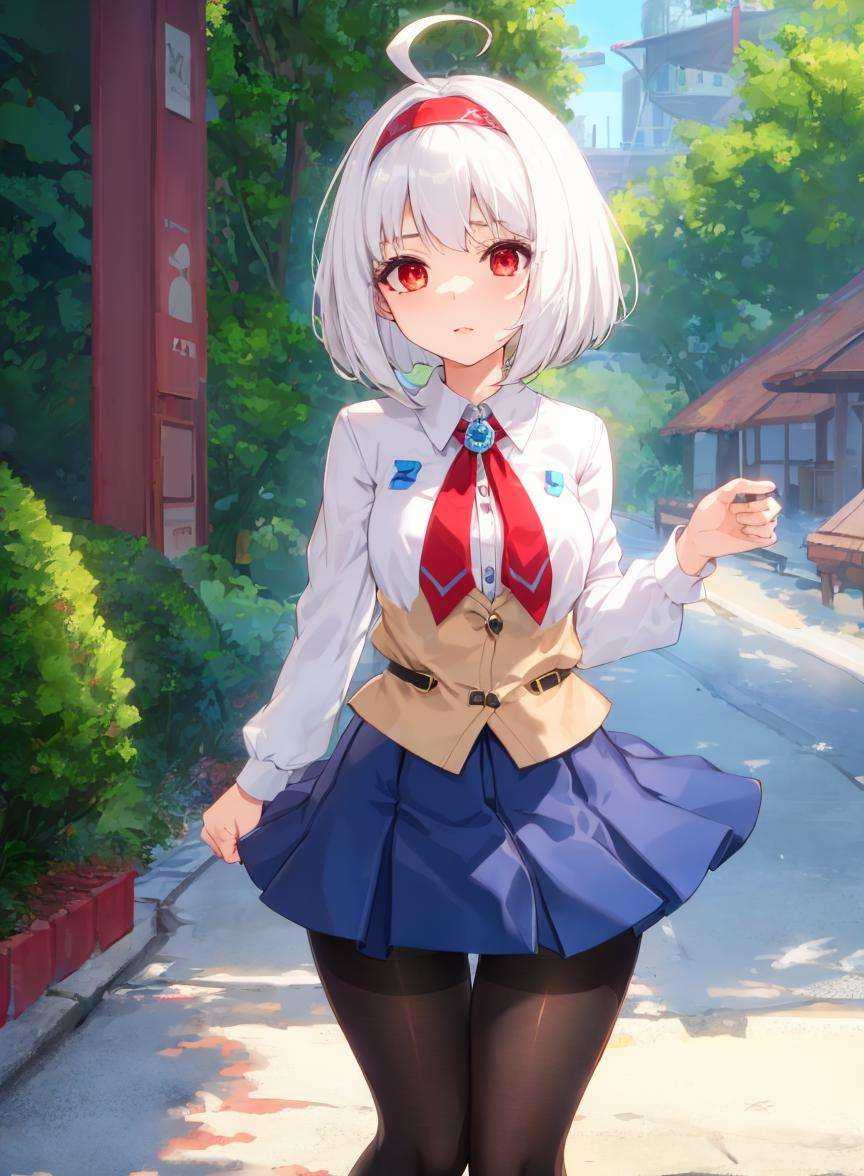 1girl,  ahoge,  android on Tensor.Art