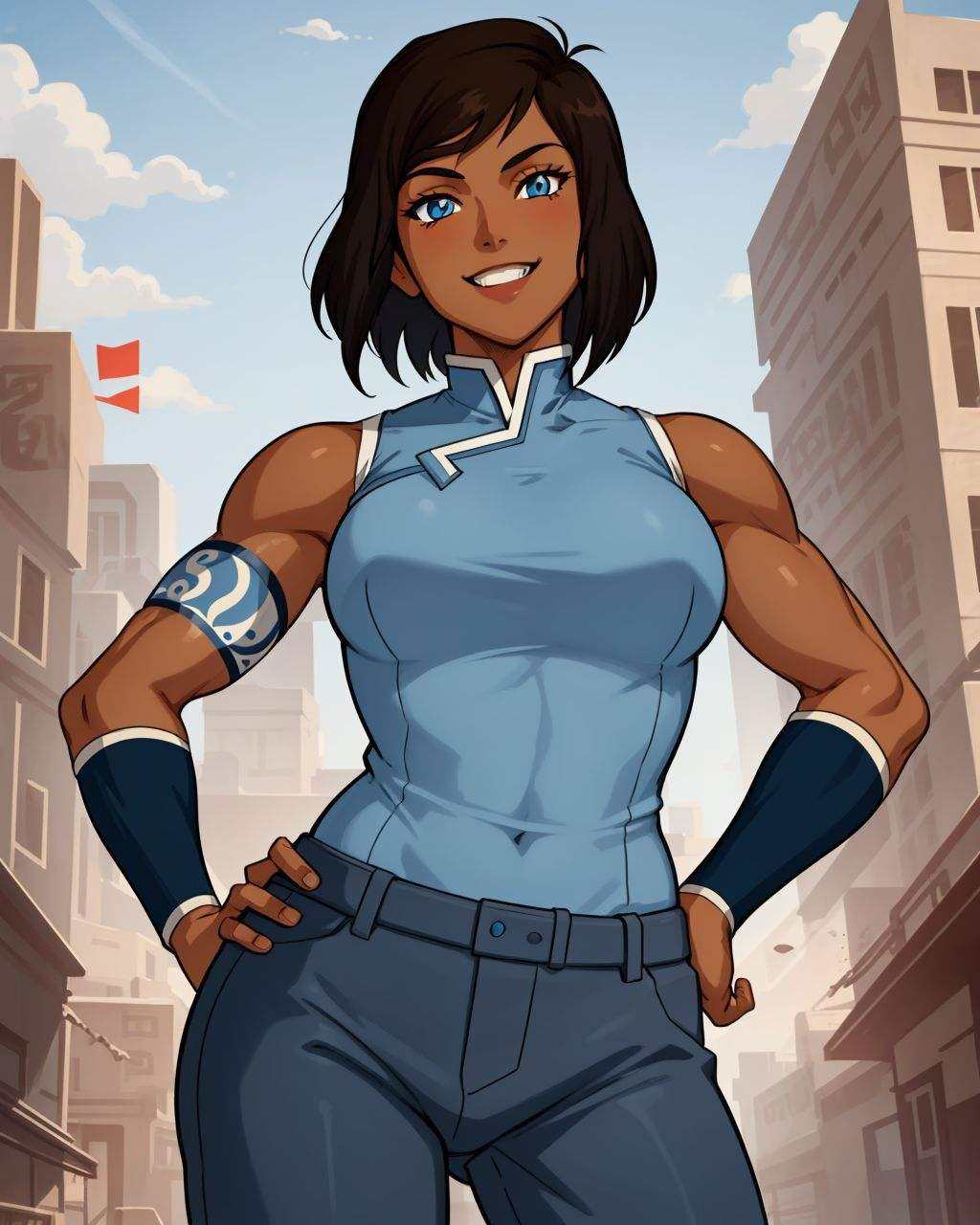 solo,  1girl,  korra on Tensor.Art