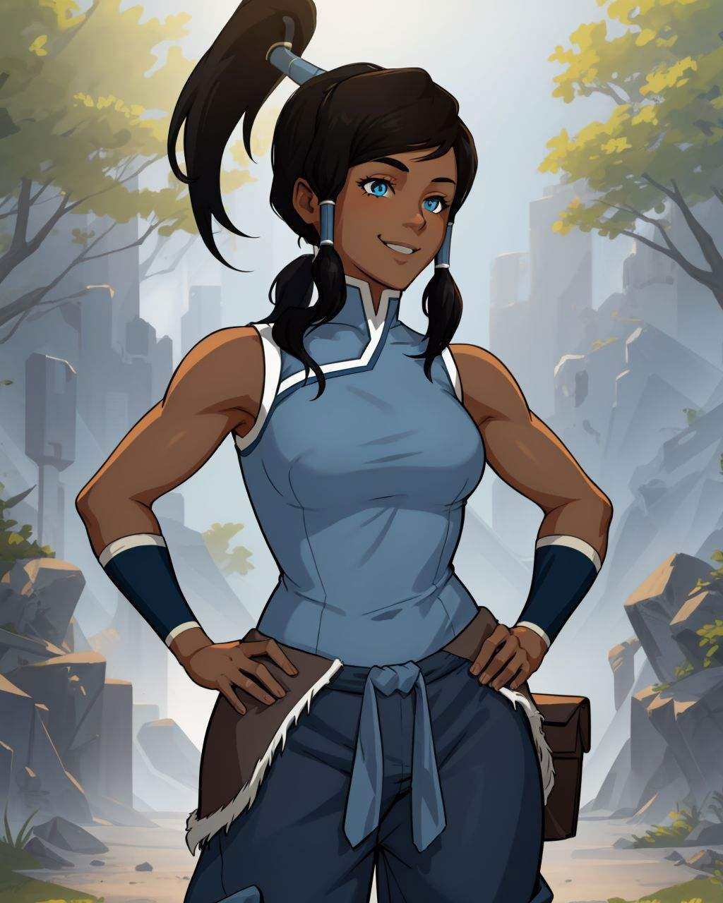 solo,  1girl,  korra on Tensor.Art