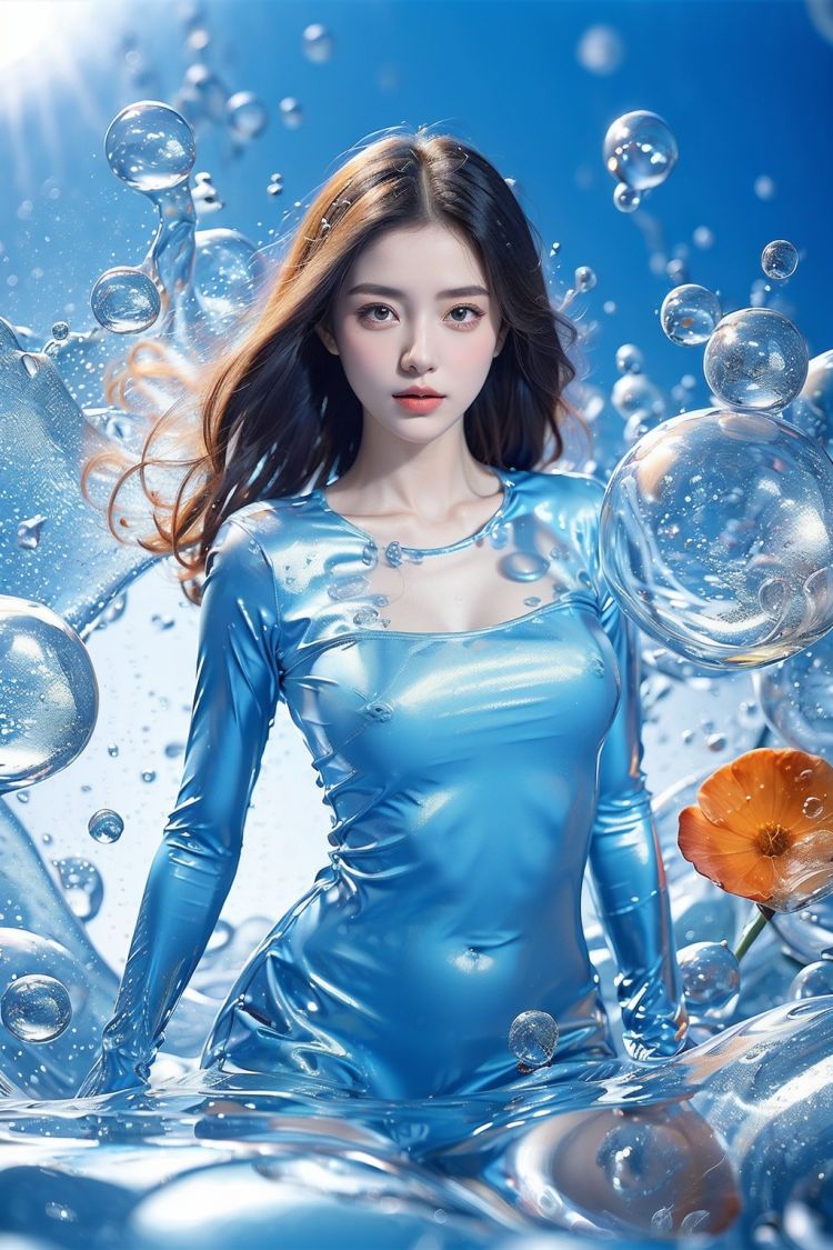 Beauty water bubbles by 寥无事 on Tensor.Art