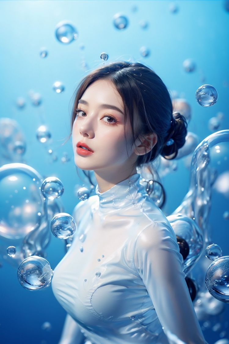 Beauty water bubbles by 寥无事 on Tensor.Art