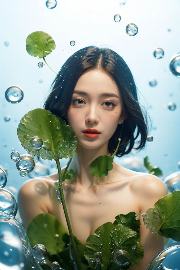 Beauty water bubbles by 寥无事 on Tensor.Art