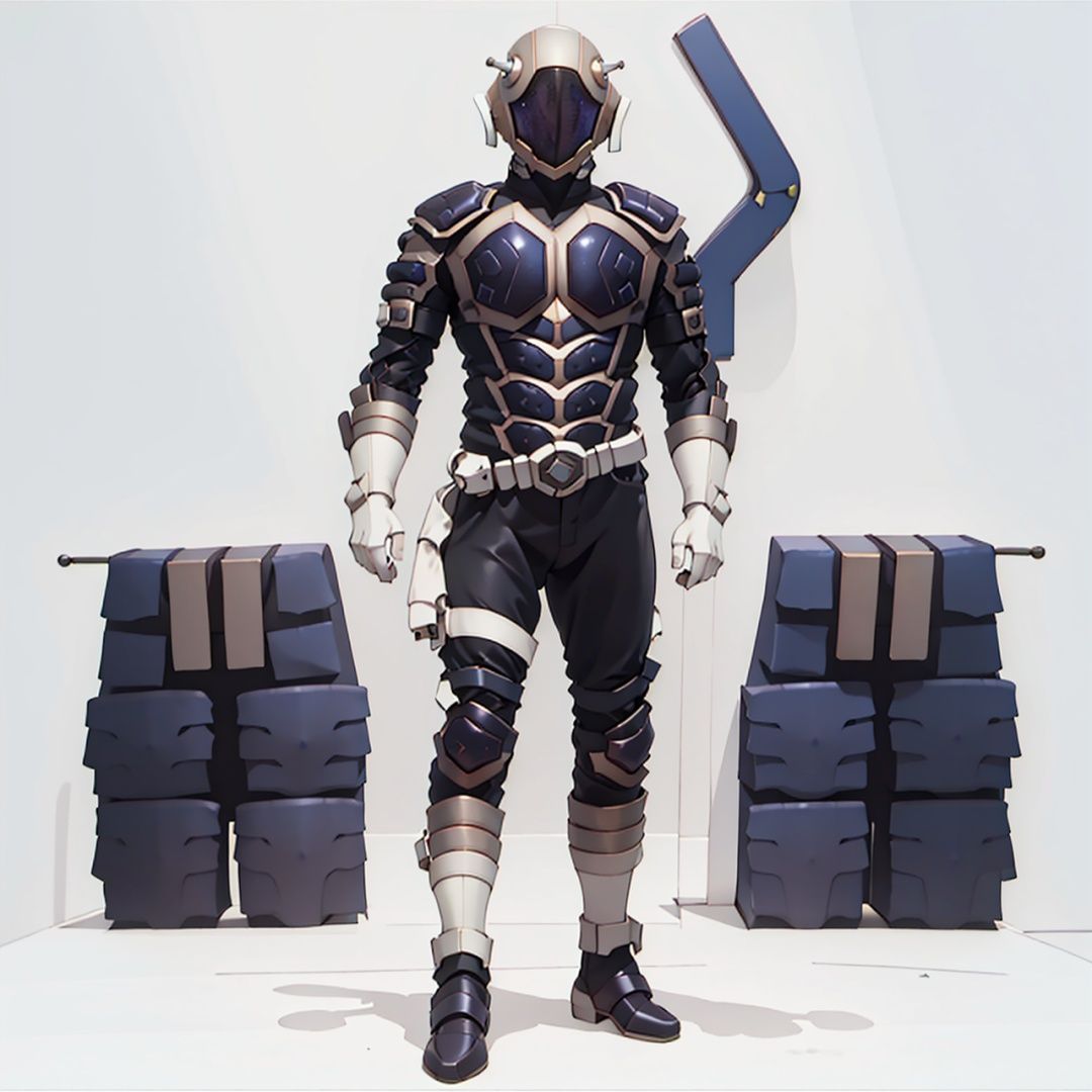 (masterpiece:1.3), (the best quality:1.2), (super fine illustrations:1.2), (Masterpiece), high quality, high detail,((white background:1.2)), looking at viewer, (SOLO:1.4),outline,,simple background,full armor, boots, gauntlets,helmet,mask,cover,gauntlets,shoulder armor,armor,breastplate,robot,mecha, white gloves