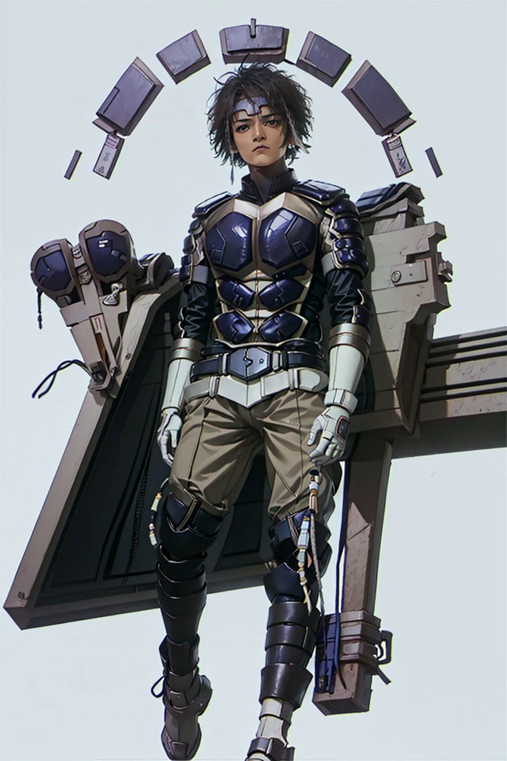  (masterpiece:1.3), (the best quality:1.2), (super fine illustrations:1.2), (Masterpiece), high quality, high detail,((white background:1.2)), looking at viewer, (SOLO:1.4),outline,,simple background,muscular, jewelry, earrings,gauntlets,shoulder armor,armor,breastplate,robot,mecha,armor, white gloves