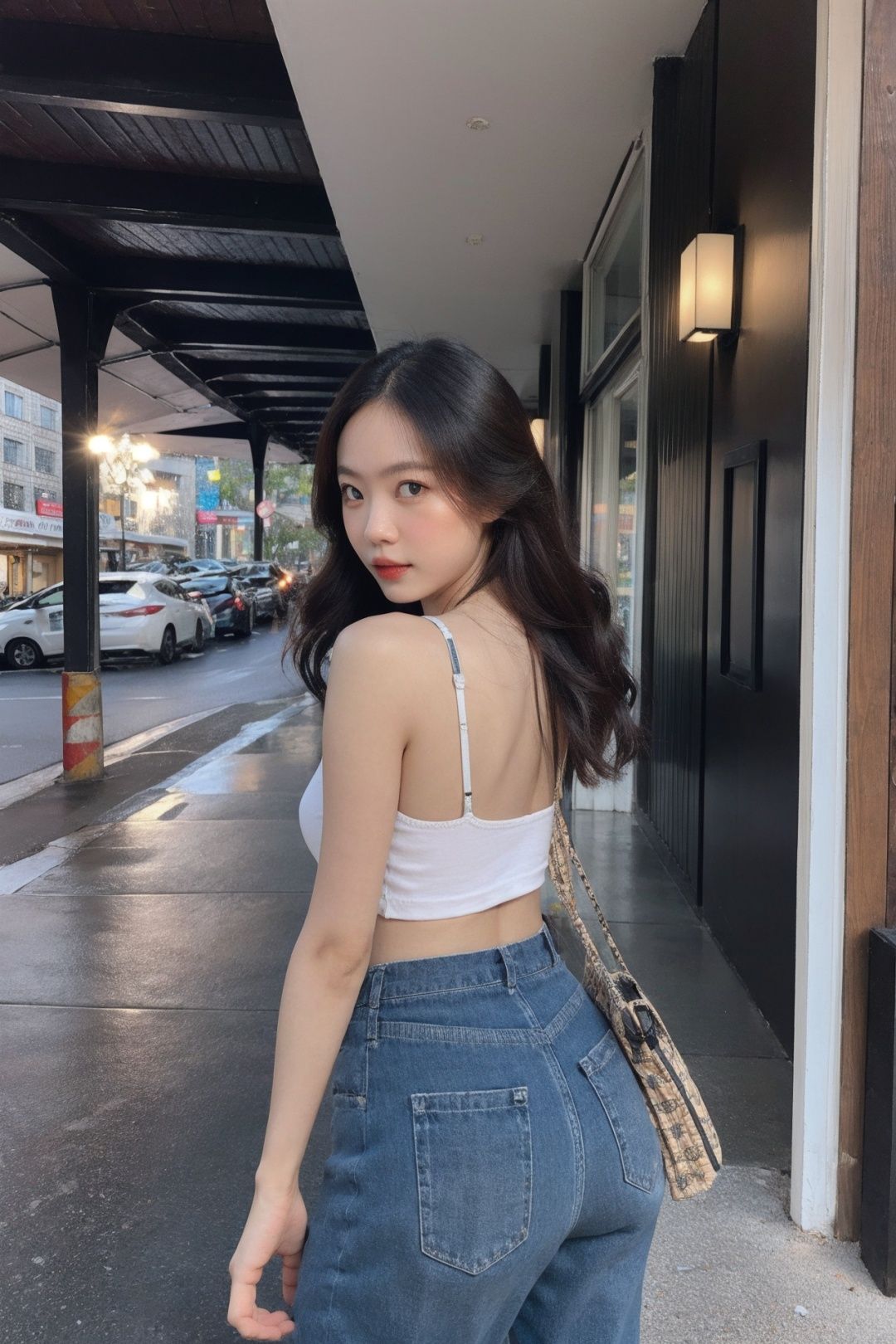 glamour portrait photo, casual clothes, masterpiece, realistic skin, outdoor BREAK golden hour ,carddd