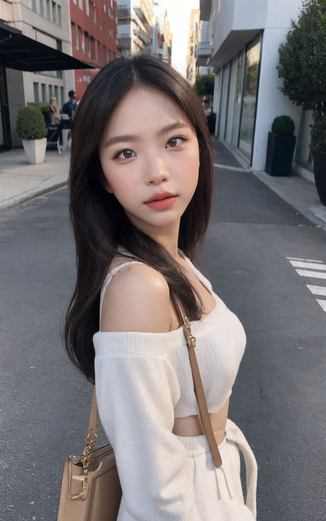 glamour portrait photo, casual clothes, masterpiece, realistic skin, outdoor BREAK golden hour ,carddd