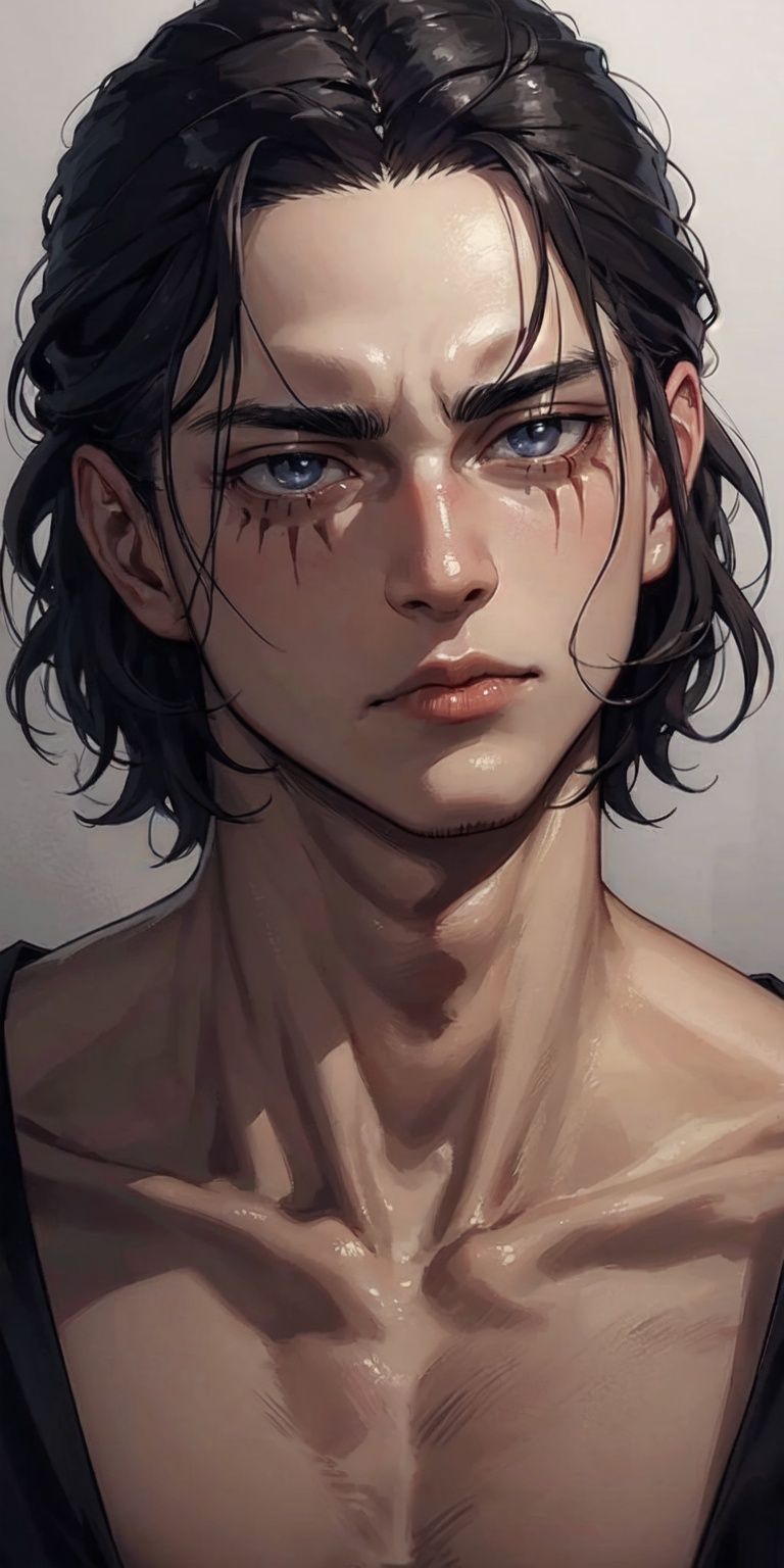 1male,  ((Face,  portrait)) on Tensor.Art